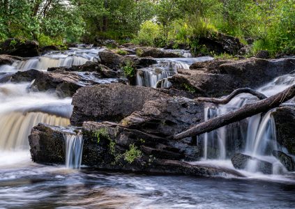 Cascade waterfall in Killin, Scotland