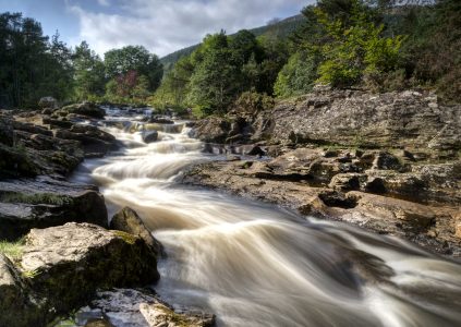 Falls of Dochart on the River Dochart, Killim