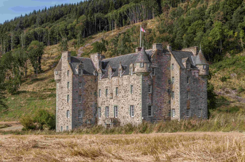 Castle Menzies in Aberfeldy, Scotland