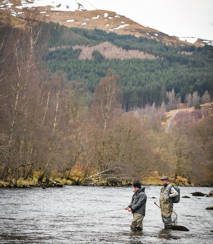 Fishing in a Scottish loch