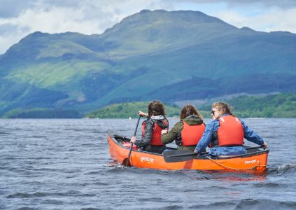 Canoe hire on Loch Lomond