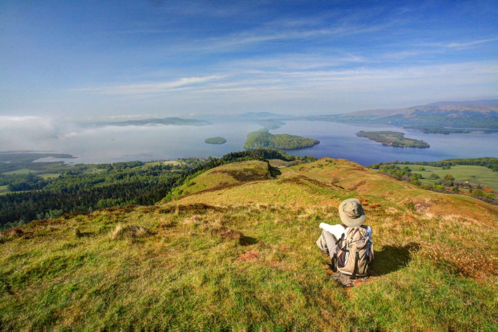 View of Loch Lomond from Conic Hill