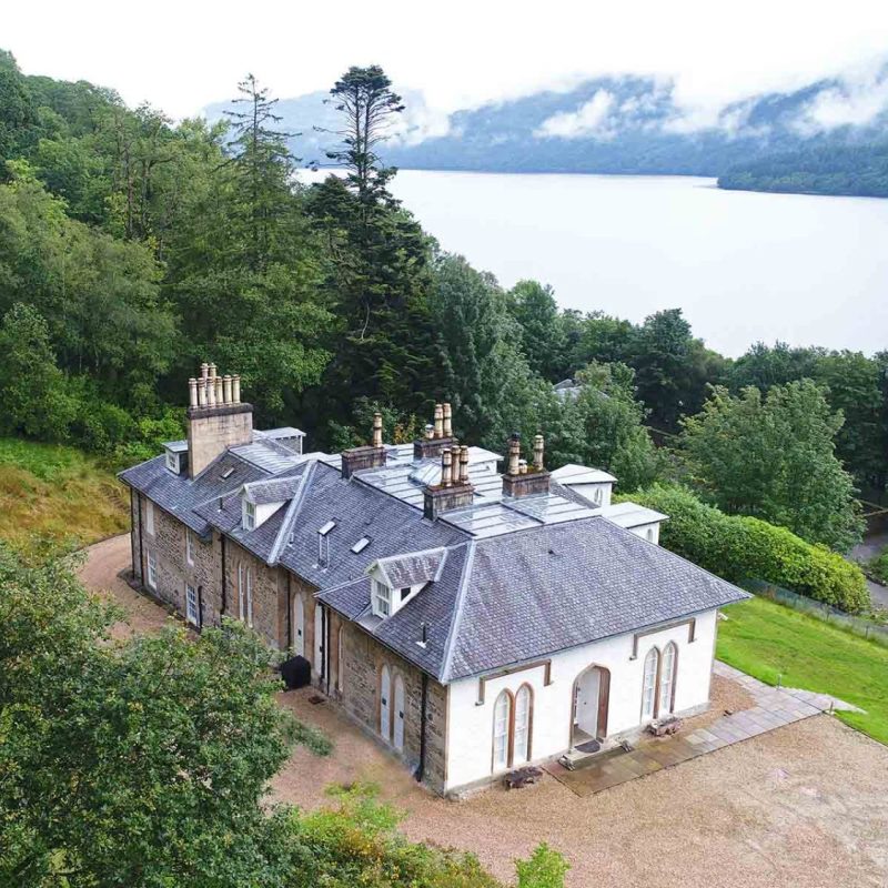 Stuckgowan House overlooking Loch Lomond