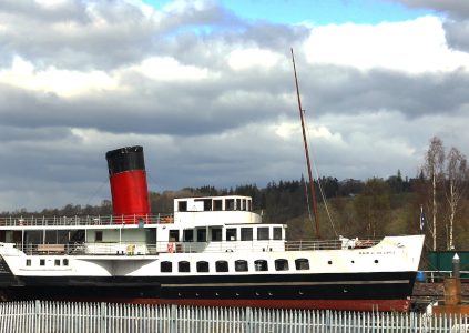 Paddlesteamer at Loch Lomond Shores in Balloch