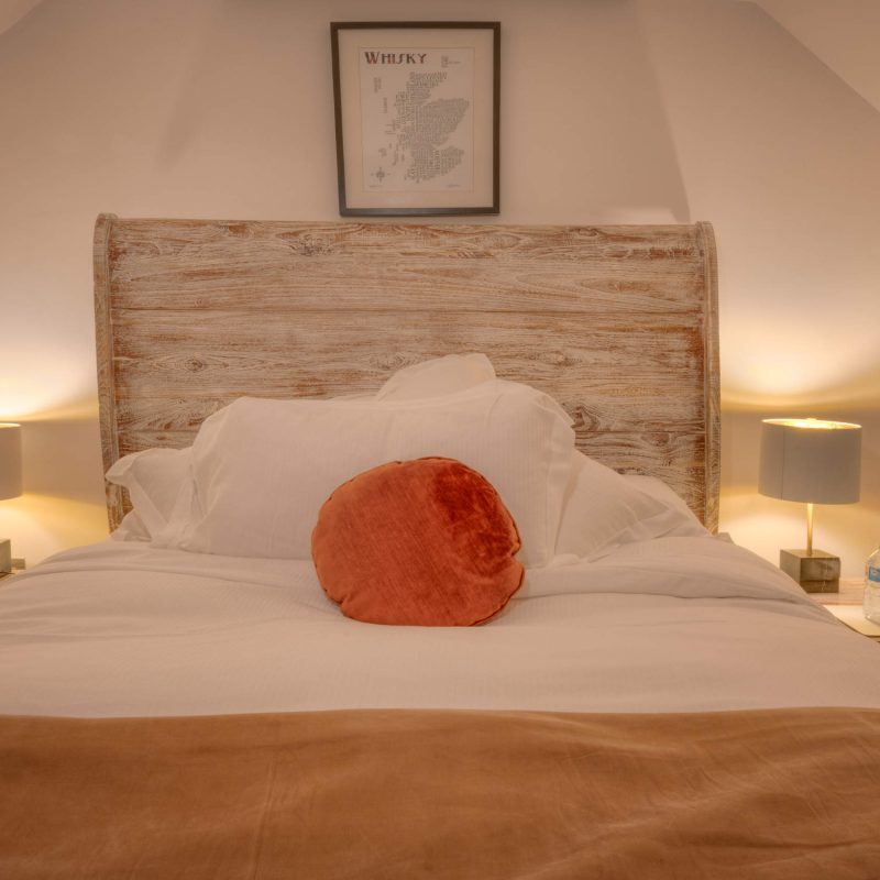 Cosy bedroom at Stuckdarach self-catering property