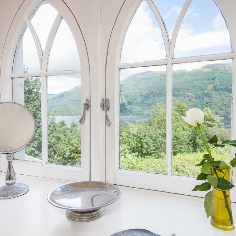 Beautiful arches windows in Stuckgowan House