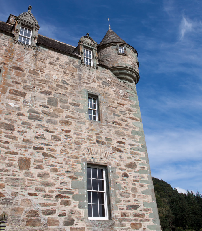 Castle tower in Weem, Aberfeldy